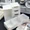 Plastic Cosmetic Storage Organizer, Multi Functional Storage Box with Drawers, Countertop Jewellery and Office Supplies