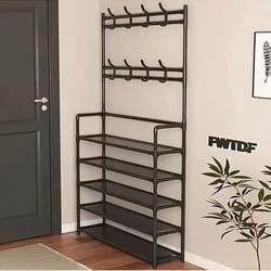 portable shoe storage rack, reinforced hat racks with shelves, insoles and shoe storage racks