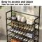 Portable Shoe Storage Rack Reinforced Hat Racks With Shelves Insoles And Shoe Storage Racks 1