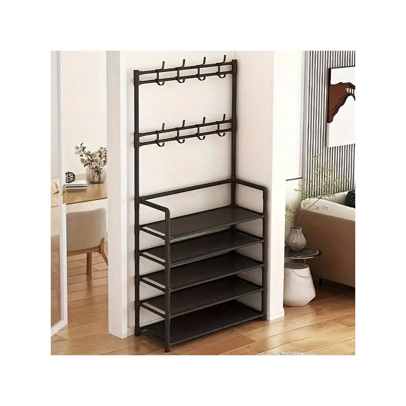 Portable Shoe Storage Rack Reinforced Hat Racks With Shelves Insoles And Shoe Storage Racks 2