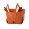 Cute Cartoon Animal DIY Storage Box Felt Fabric Fold Able Storage Basket For Nursery Toys Organizer 2
