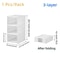 Transparent Fold Able Shoes Box Stack Able Sneaker Storage Organizer Dust Proof Hightop Shoe Rack S 6