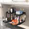 Double Tier SinkMounted Storage Rack Multi Purpose Bathroom Storage Basket Kitchen Cabinet Shelving 2