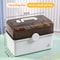 White Large Capacity Home Medicine Box MultiLayer Storage Box For Organization 5