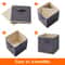 Cube Storage Bins Fold Able Fabric Storage Baskets With Handles For Shelves And Closet 1