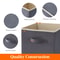 Cube Storage Bins Fold Able Fabric Storage Baskets With Handles For Shelves And Closet 2