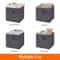 Cube Storage Bins Fold Able Fabric Storage Baskets With Handles For Shelves And Closet 3