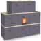 Cube Storage Bins Fold Able Fabric Storage Baskets With Handles For Shelves And Closet 6