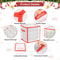 Christmas Ball Storage Box Clear Organizer For Ornaments Multipurpose Festival Decorations Containe 3