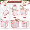Christmas Ball Storage Box Clear Organizer For Ornaments Multipurpose Festival Decorations Containe 4