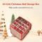 Christmas Ball Storage Box Clear Organizer For Ornaments Multipurpose Festival Decorations Containe 5