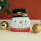 Christmas Decoration Storage Box Holiday Home Decoration Gift Box Ginger Bread Man Candy Box Iron N 5