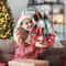 Christmas Gift Basket Red OpenTop Storage Basket For Tree Decorations Presents Candy Decorative Hol 3