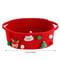 Christmas Gift Basket Red OpenTop Storage Basket For Tree Decorations Presents Candy Decorative Hol 6