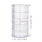 Rotating Jewelry Storage Box Makeup Storage Rack Bracelet Earring Organizer Rotating Plastic Displa