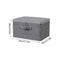 Lockable Storage Box Odor Proof Stackable Container With Handle Washable Shelf Baskets For Clothing 7