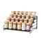 Spice Rack Countertop, Space-Saving Storage for Herb Jars, Wall Mounted Kitchen Cabinet Holder, Tidy Seasoning Organizer