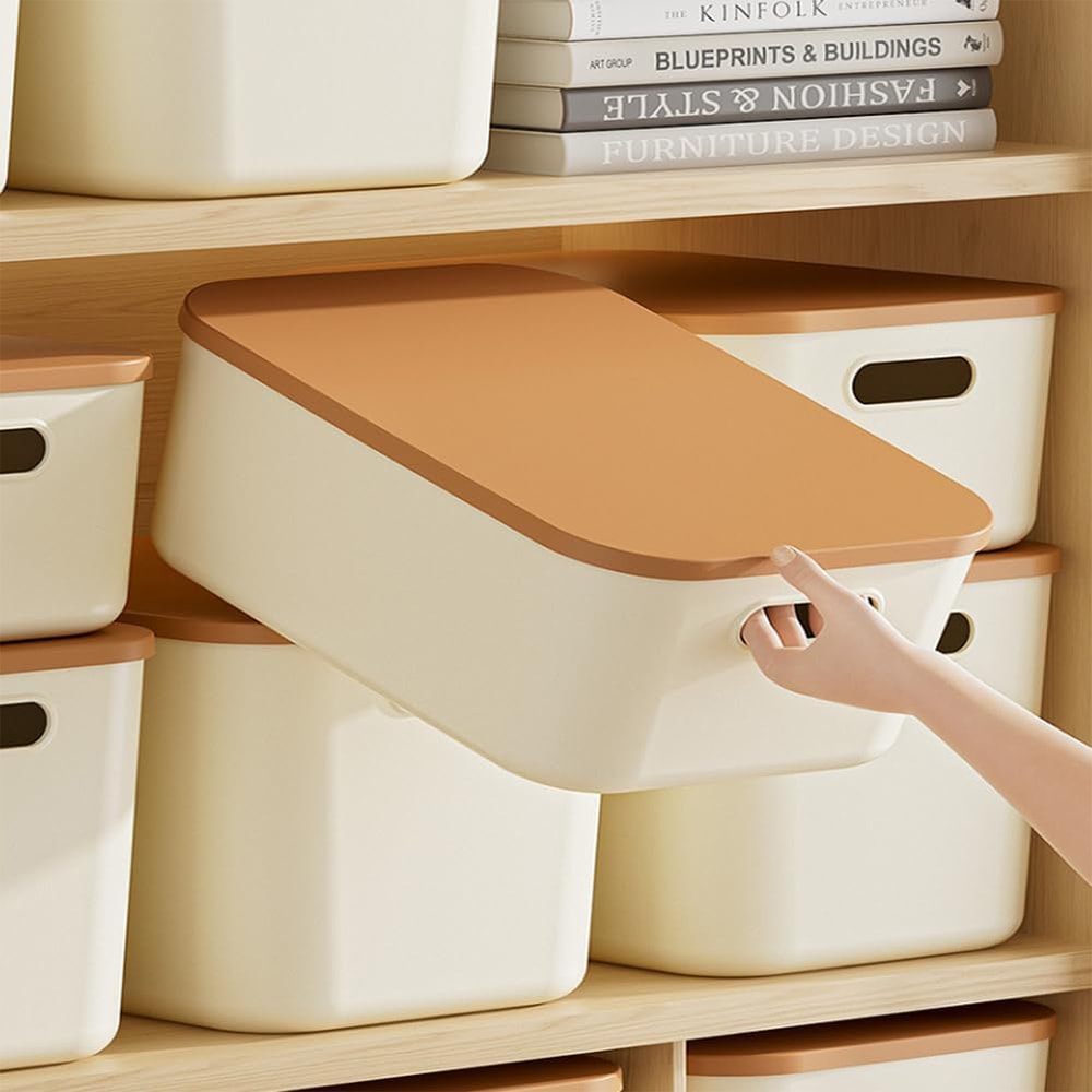 Under Bed Plastic Drawer Style Clothes Toy Storage Box With Lid Thickened Snacks Cosmetics Organizi