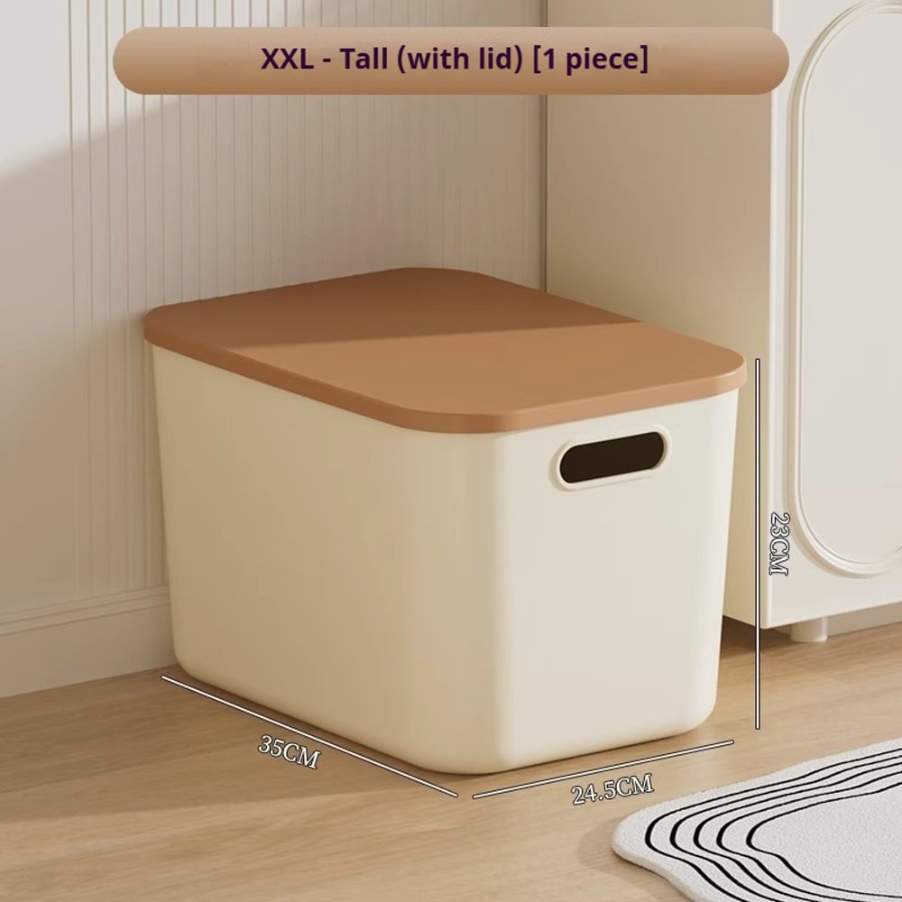 Under Bed Plastic Drawer Style Clothes Toy Storage Box With Lid Thickened Snacks Cosmetics Organizi