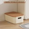 Under Bed Plastic Drawer Style Clothes Toy Storage Box With Lid Thickened Snacks Cosmetics Organizi