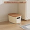 Under Bed Plastic Drawer Style Clothes Toy Storage Box With Lid Thickened Snacks Cosmetics Organizi
