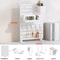 Standing Office Pegboard Storage No Drill ClipOn Desktop Rack With Numerous DIY Accessories For Off 7
