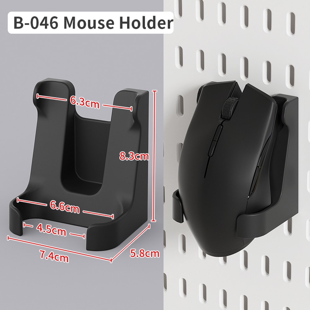 Standing Office Pegboard Storage No Drill ClipOn Desktop Rack With Numerous DIY Accessories For Off 11