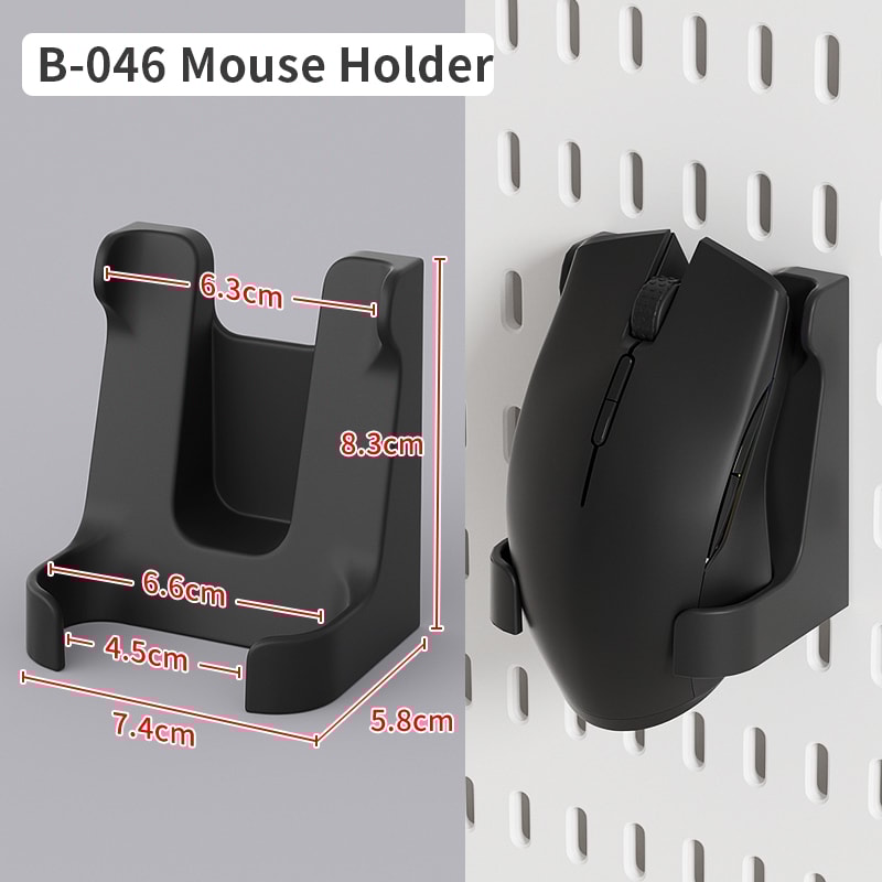 Standing Office Pegboard Storage No Drill ClipOn Desktop Rack With Numerous DIY Accessories For Off 11