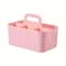 Plastic Storage Basket With Handle Portable Stationery Box Desk Organizer For Back To School 0