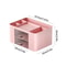 Stationery Storage Box Desk Office Pen Holder Drawer Type Multiple Compartments Dust Prevention For 2