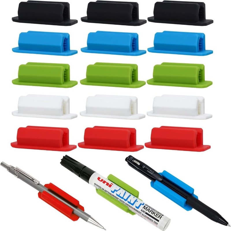 High Quality Silicone Pen Holder SelfAdhesive Pen Rack Creative Antifall Marker Storage For Desktop 1