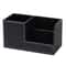High Grade Leather Desk Organizer Pencil Pen Holder Caddy Storage Box With 3 C For Home Office And 4