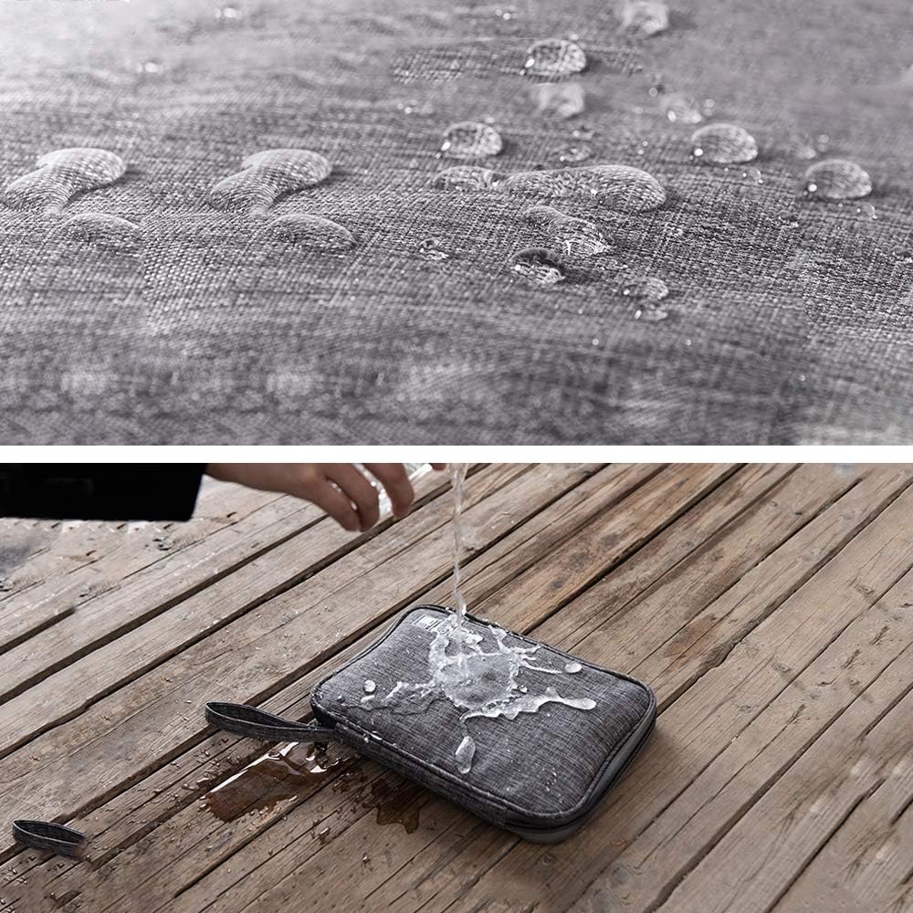 Electronics Organizer Bag, Waterproof Carrying Pouch, Travel Bag, Universal Cable Organizer, Electronics Storage Bag