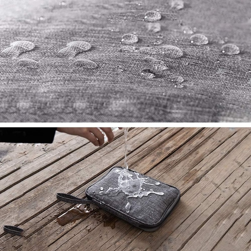 Electronics Organizer Bag, Waterproof Carrying Pouch, Travel Bag, Universal Cable Organizer, Electronics Storage Bag