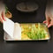 Rectangle Stainless Steel Tray Buffet Presentation Tray Metal Food Serving Plate Rice Noodle Pan Ho 3