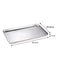 Rectangle Stainless Steel Tray Buffet Presentation Tray Metal Food Serving Plate Rice Noodle Pan Ho 6