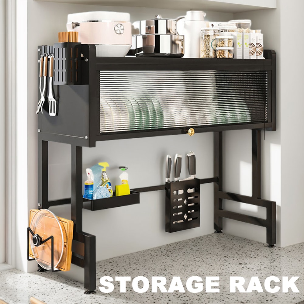 Kitchen Drain Shelf Steel Over The Sink Dish Drying Rack Large Over The Sink Dish Rack With Cover K 3