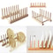 Wooden Dish Drainer Rack Kitchen Dishes Stand Plate Drying Rack Pot Lid Racks Kitchen Organizer Dry 1