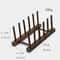 Wooden Dish Drainer Rack Kitchen Dishes Stand Plate Drying Rack Pot Lid Racks Kitchen Organizer Dry 8