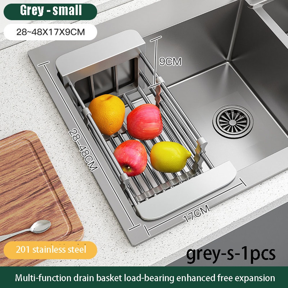 Scalable Sink Rack Dish Drying Rack Kitchen Storage Organization Tableware Drainboard Kitchen Acces 6