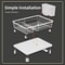Kitchen Dish Rack Small Volume Bowl And Plate Draining Rack Multifunctional Tableware Draining Stor 2