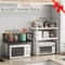 Kitchen Storage Rack Microwave Shelf Organizer MultiLayer Condiment Shelf Simple Countertop Tidying