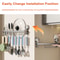 Wall Mounted Kitchen Hook Rack NoPunching Wall Hangers Kitchen Utensils Rack Spoon Shovel Chopping 4