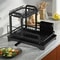Kitchen Storage Rack Compact MultiFunction Dish Drainer For Bowls And Chopsticks Counter Top Organi 1