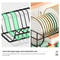 Dish Drying Rack Drain Board Set Kitchen Countertop Storage Rack Tableware Drainer Cup Holder Knife 2