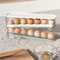 Slide Type Egg Carton Double Automatic Egg Roller, Refrigerator Side Door Egg Storage, Kitchen Counter top Egg Holder