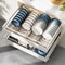 Pull Out Cabinet Dish Storage Rack Stainless Steel Plate Drain Stand Holder Kitchen Drawer Builtin 2