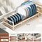 Pull Out Cabinet Dish Storage Rack Stainless Steel Plate Drain Stand Holder Kitchen Drawer Builtin 6