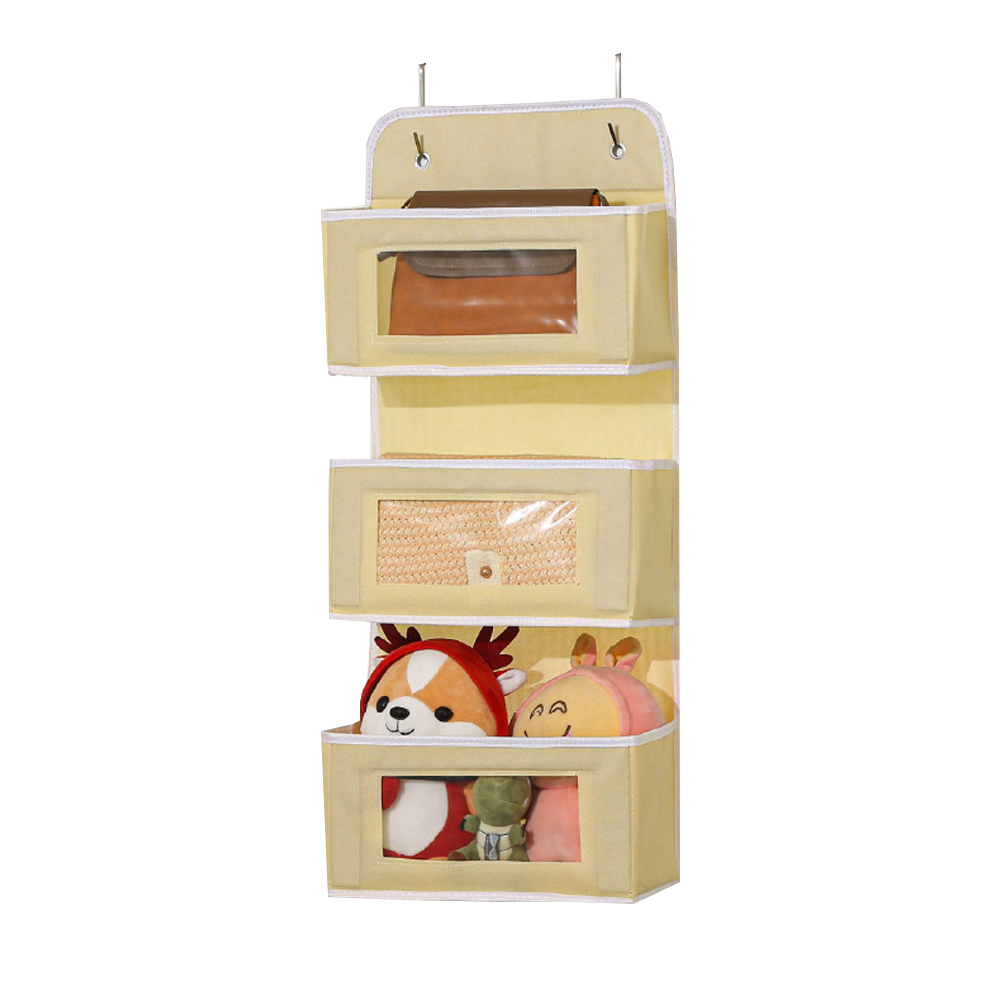 Over The Door Hanging Organiser Extra Large MultiLayer Storage Bag Toys Dorm Room Essentials Close 9