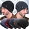 Hot Sale Unisex Warm Winter Hat Fashion Men Women Ski Beanie Hat Thick Knitted Hat For Outdoor Spo 3